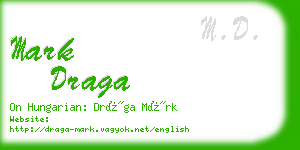 mark draga business card